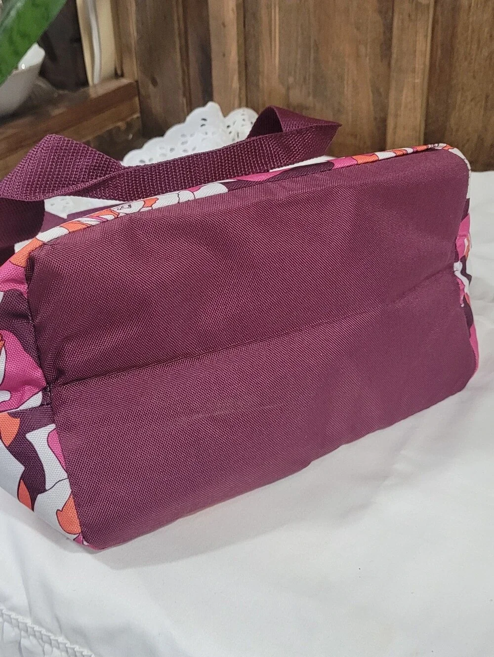 Igloo Floral Insulated Lunch Tote - Plum Pink